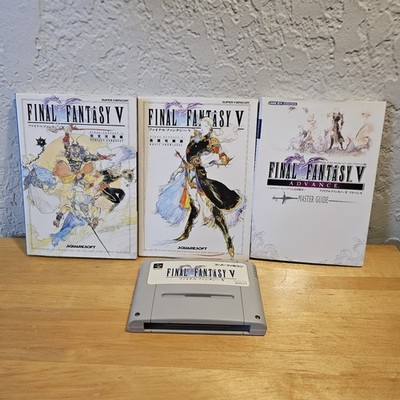 Final Fantasy V Super Famicom Japanese NTSC-J With Gaming GUIDES