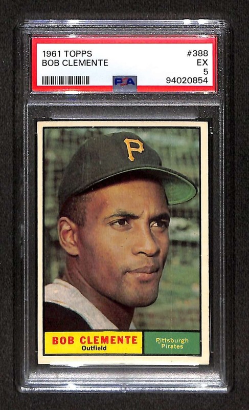 1961 Topps #388 Roberto Clemente HOF  PSA 5 EX C105577