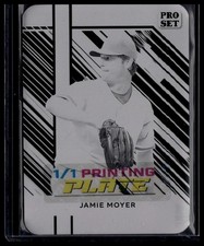 2024 Leaf Collective Pro Set Black TRUE 1/1 Printing Plate Jamie Moyer