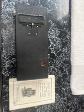 Antique Folding Autographic Brownie Camera Kodak With Manual
