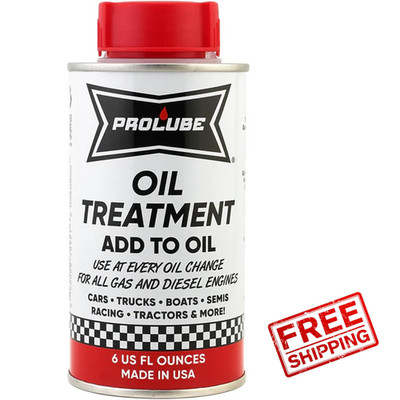 Prolube Engin Oil Treatment 6 oz - Engine Oil Additive for Gas & Diesel Engine