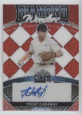 2024 Leaf Metal Diamond Wonders Red Mojo 6/6 Trent Caraway #DW-TC1 Auto 4z8
