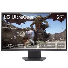LG UltraGear 27GS60QC 27  Curved QHD Gaming Monitor 180Hz 1ms NEW SEALED