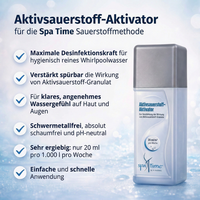 Bayrol Spatime Aktivsauerstoff Aktivator 1L - Whirlpool Chlorfrei Schaumfrei