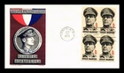 Dr Jim Stamps Jackson Cachet 1971 Douglas Macarthur Block First Day Cover