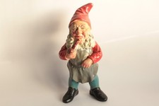 Nain de Jardin Gnome terre cuite Allemagne vintage (75724)