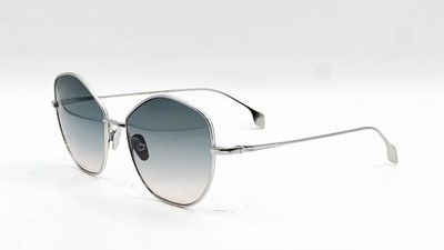 NEW STATE CANNON CHROME WHITE AUTHENTIC SUNGLASSES 57-18