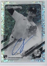2021 Topps Chrome Black and White Mini-Diamond Refractor Clarke Schmidt Auto f2v