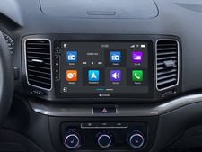 für VW Sharan 2 7N 9" DAB+ Auto Radio USB Navigation BT kabellos Android Auto