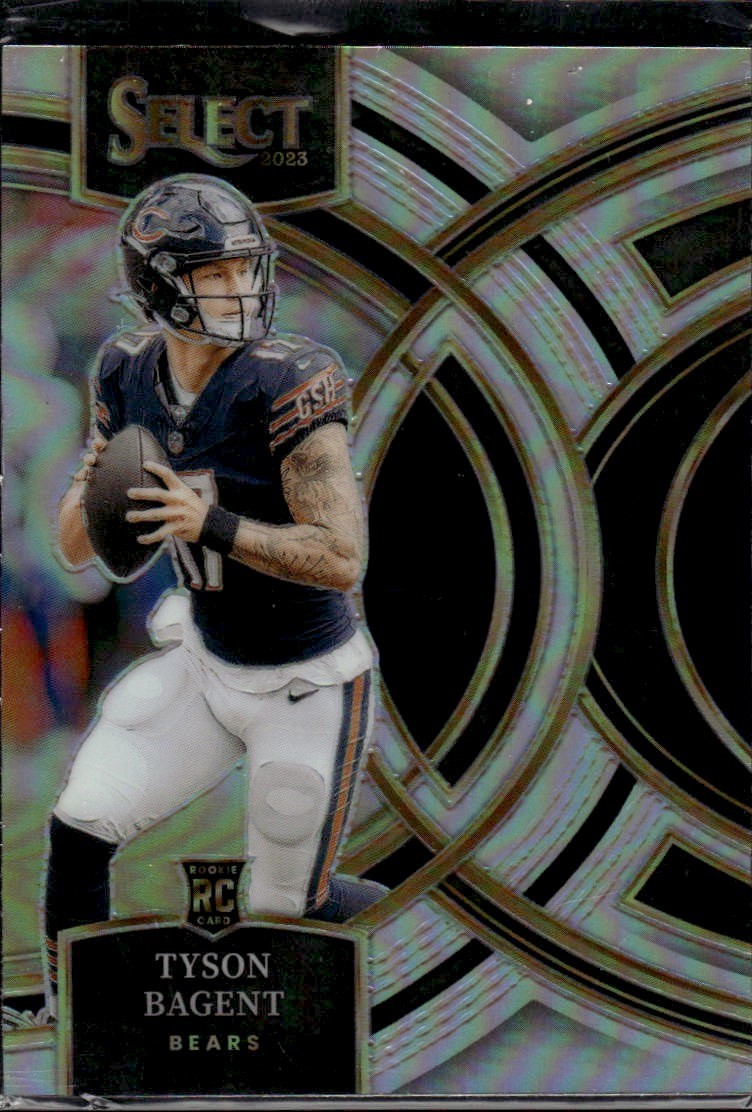 Tyson Bagent 2023 Panini Select Silver Prizms Chicago Bears Rookie #123