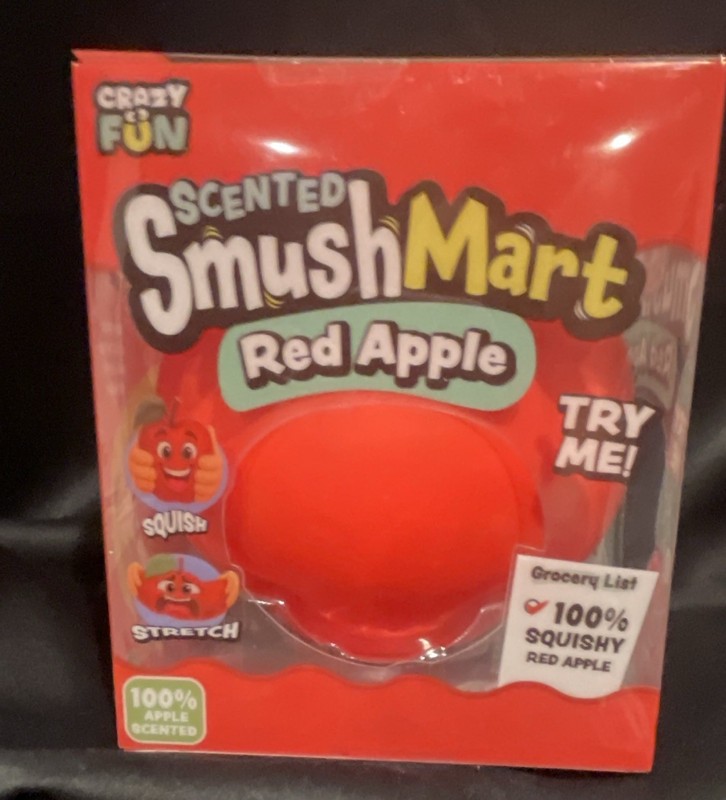 Squishy Crazy Fun SmushMart Red Apple Scented Squishy Squeeze Toy,