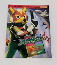 Nintendo Power Star Fox 64 Official Nintendo Player's Guide N64 1997 W/Poster