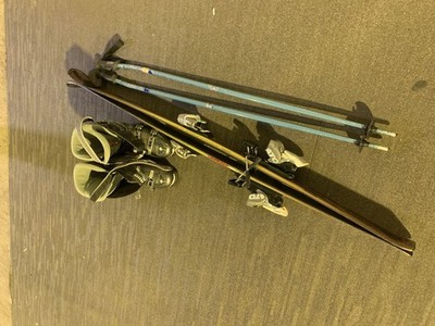 Atomic Skis with Bindings, Tecnica Ski Boots, and Leki Poles Set