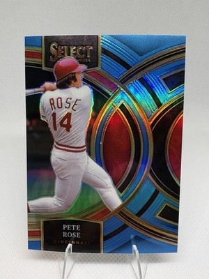 Panini 2024 Select Premier Level Pete Rose Reds Blue Prizm Card #19 /199
