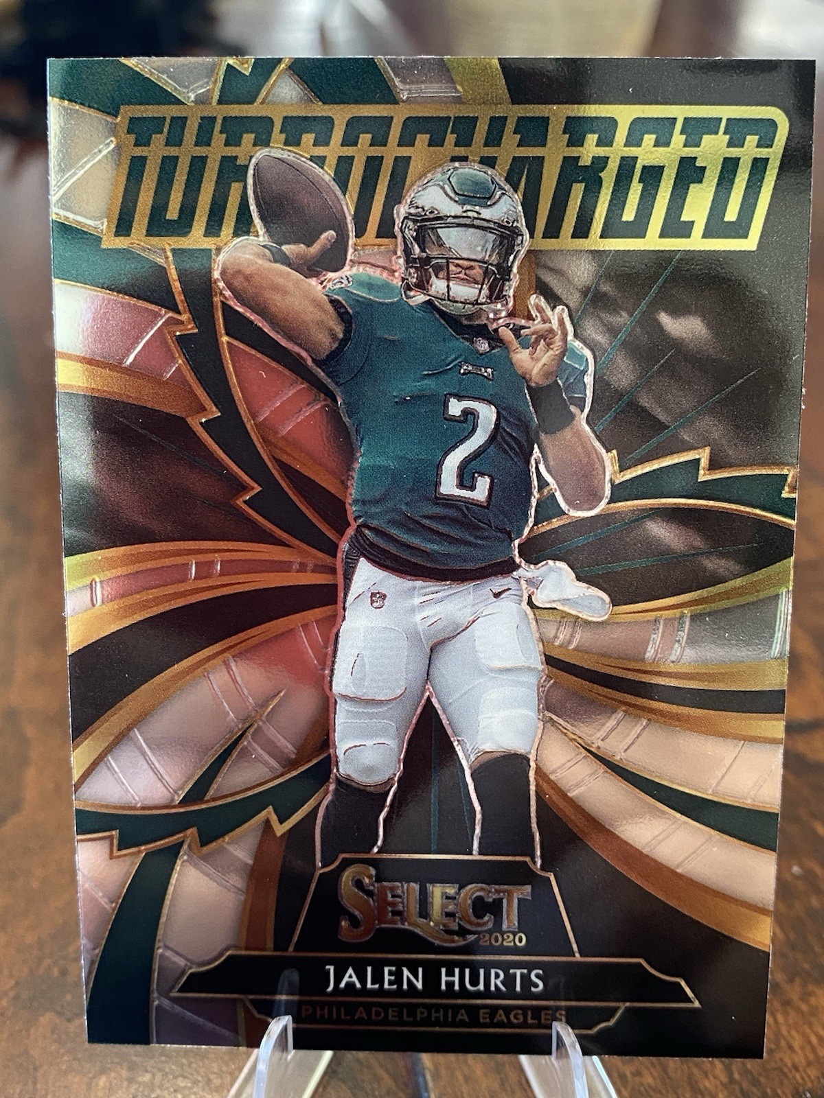 2020 Panini Select Football Turbocharged Jalen Hurts #T25