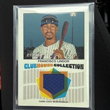 2026 Topps Heritage Francisco Lindor Game Used Relic Clubhouse Collection Mets