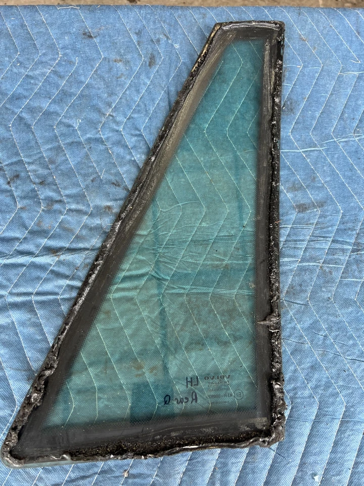 Volvo 740 940 1989-1995 sedán pasajero R cuarto de ventana trasero con moldura OE #3700EM Foto 4 de 4