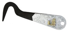 Showman Barrel Racer Brown Steel Hoof Pick