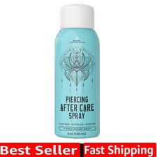 Piercing Aftercare Spray 4oz  Saline Spray for Piercings  Ear Piercing Clea...