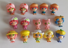 Strawberry Shortcake Friends Lot Micro TLS CheeBee Figures  15 repeats dupes