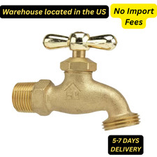 12 In. Mip And 12 In. Swt X 34 In. Mht Lead Free Brass Hose Bibb Valve 12 In. Mip And 12 In. Swt X 34 In. Mht Lead Free Brass Hose Bibb Valve