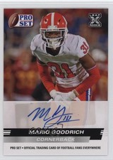 2022 Leaf Pro Set Draft Auto Mario Goodrich #PSA-MG1 Auto 1j4c