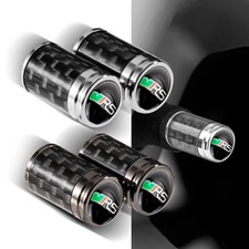 Cubierta de tapas de vástago de válvula de neumático de rueda de coche para Skoda VRS Octavia A7 Superb 2 Fabia