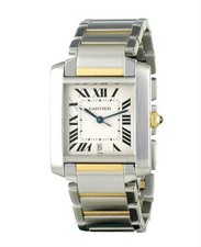 Cartier Tank Francaise 28x35mm W51005Q4 Stainless Steel Unisex Watch