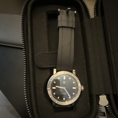Henry Archer Nordlys Automatic Diver 42mm Black Dial Interstellar Strap/Bracelet