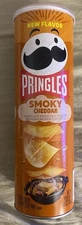 NEW LIMITED EDITION PRINGLES SMOKY CHEDDAR POTATO CRISPS CHIPS 5.5 OZ CANISTER