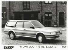 Austin Montego 1.6 HL Estate 1986-1987 Original UK Press Photograph Front 3/4