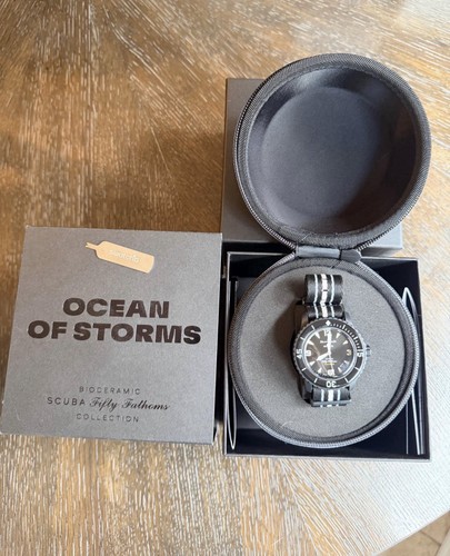Swatch Ocean of Storms Scuba Fifty Fathoms Bioceramic Quartz 42.3mm 9ATM