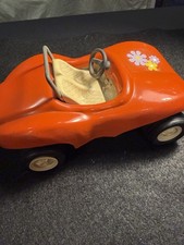 Vintage Tonka Dune Buggy Orange 1970s Flower Decal Metal Car Made in USA