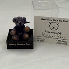 Vintage World of Miniature Bears Plaid Mini Artist Bear Theresa Yang COA — photo 2