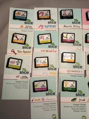 a_a♡　クリエイティブメモリーズ Making Memories Slice Digital Lot of 22 SD Design Guides & Cards