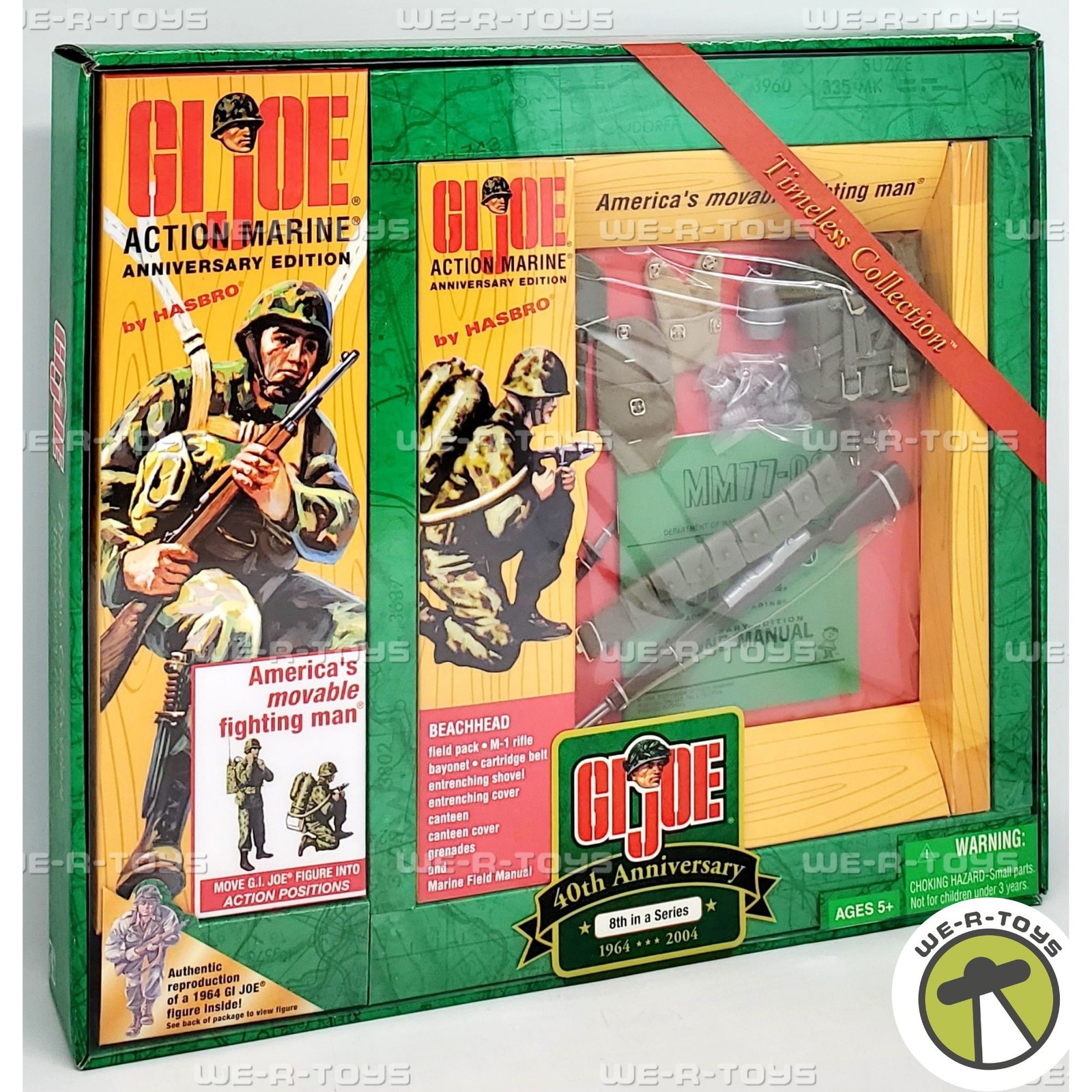 G.I. Joe Action Marine Beachhead action Figure 2003 Hasbro 80794