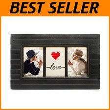 Rustic 4x6 Collage Frame - Distressed Black Timbermount