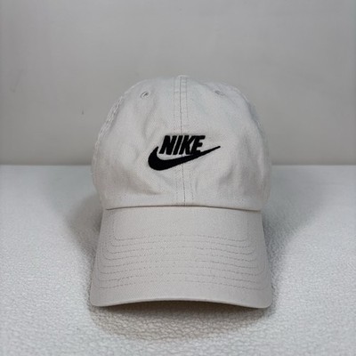 Nike Heritage 86 Futura Cap Men's One Size Off-White Beige Adjustable Swoosh Hat