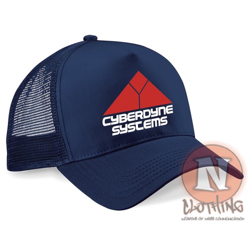 Cyberdyne Systems terminator skynet Half mesh retro trucker baseball cap hat - Picture 8 of 14
