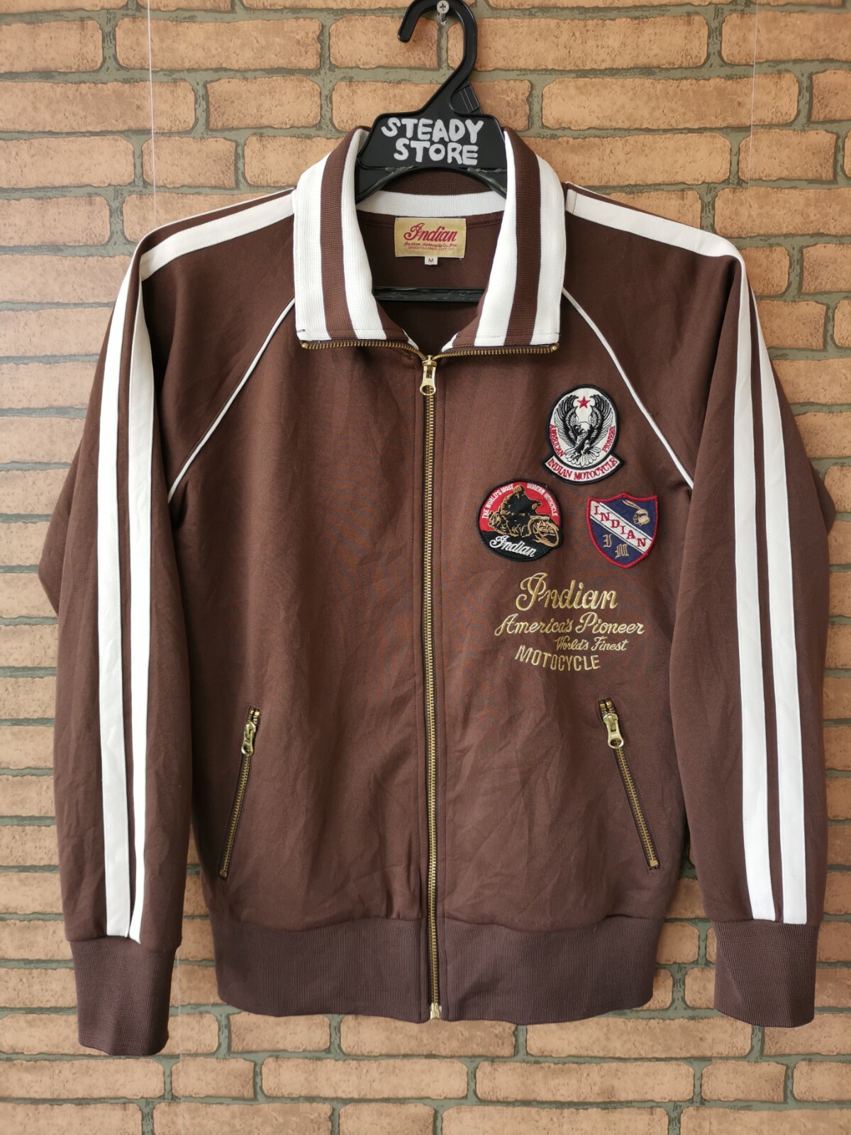 FULL ZIPPER JACKET SWEATER SWEATSHIRT M 
