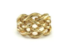 Adjustable Ring Raw Brass 18mm 7.5US inner size 3208 ring21