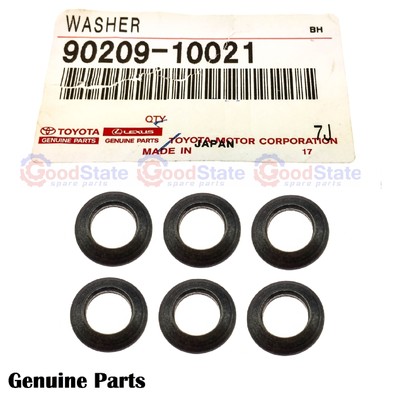 Genuine Hiace KLH28 KLH22 2KD Injector Nozzle Holder Clamp Washer x6