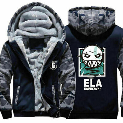 Tom Clancy S Rainbow Six Siege Ela Hoodie Thickness Casual Jacket Sweatshirt Ebay