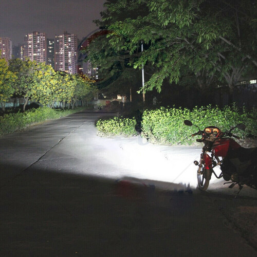 2 6000K 3570 Bright LED Headlight For Kawasaki 2001 KLX300R KLX300A6