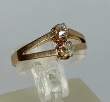 Bague en Or Rose 18 K / Diamants / Réf MP2400