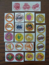 Scratch And Sniff Stickers - Wacky Whiffers B&WPD Lot Of 23  Some Rare All Cute!
