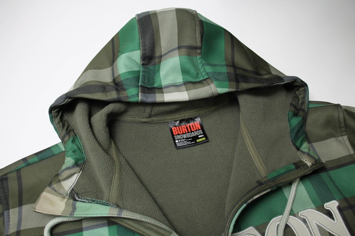 BURTON SNOWBOARDS DRYRIDE Hoodie Men's SMALL Full Zip Hoodie