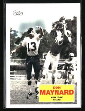 Don Maynard 2009 Topps Flashback #FB7 Football Card