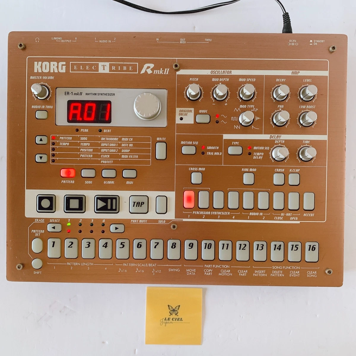 Korg Electribe ER-1 mk2 Rhythm Synthesizer Drum Machine from JAPAN