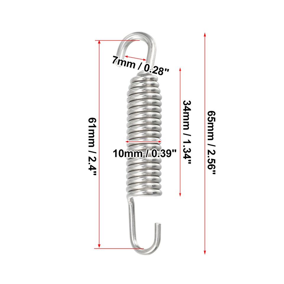 Briny River Auspuff Dichtung 10mm - 2 Stück Für Honda CR 125/250/500